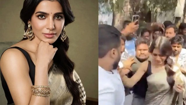 ଭିଡ଼ରେ ଫସିଗଲେ ସାମନ୍ଥା