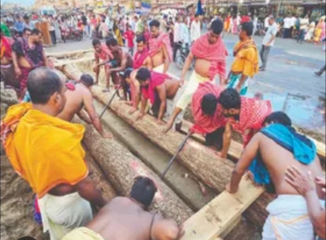 ରଥ ନିର୍ମାଣ କାର୍ଯ୍ୟ ୩୭ ଦିନରେ, ତିନିରଥର ପାଞ୍ଚଦଣ୍ଡା ନିର୍ମାଣ କାର୍ଯ୍ୟ ଶେଷ 