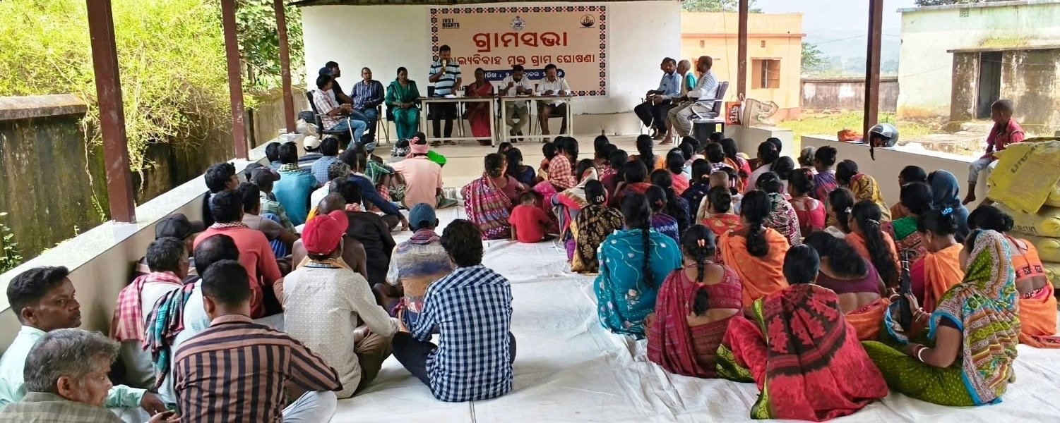 ସମଗ୍ର କେନ୍ଦୁଝରରେ ଗ୍ରାମ ସଭାଗୁଡିକ ବାଲ୍ୟ ବିବାହ-ମୁକ୍ତ ପ୍ରସ୍ତାବ ଗୃହୀତ କଲା